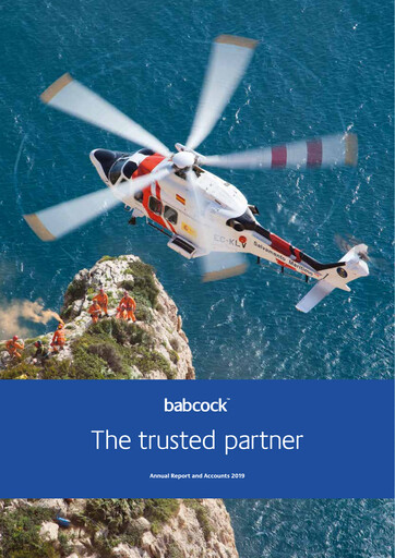 Thumbnail Babcock International Group Annual Report 2019