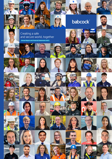 Thumbnail Babcock International Group Annual Report 2021