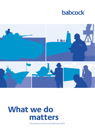 Thumbnail Babcock International Group Annual Report 2024