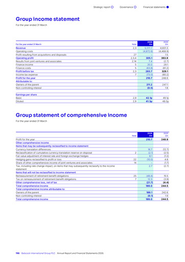 Vorschaubild Babcock International Group Finanzmitteilung 2026