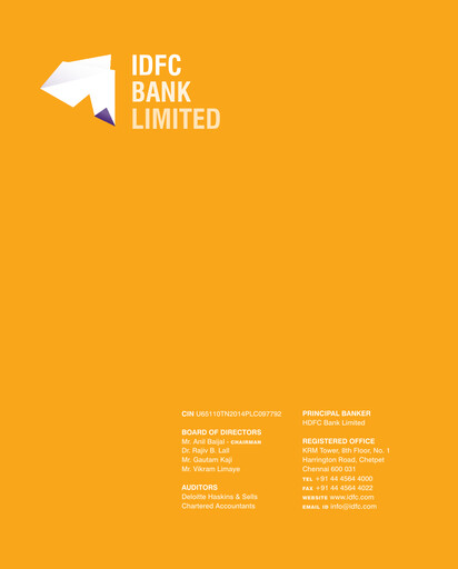 Thumbnail IDFC FIRST Bank
 Annual Report 2014-2015
