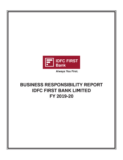 Vorschaubild IDFC FIRST Bank
 ESG-Bericht 2019-2020