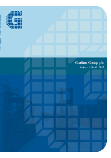 Thumbnail Grafton Group Annual Report 2003