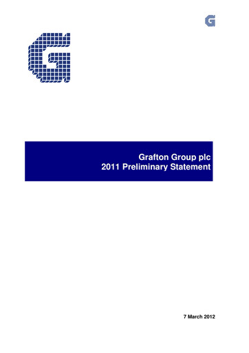 Thumbnail Grafton Group Financial Report 2011