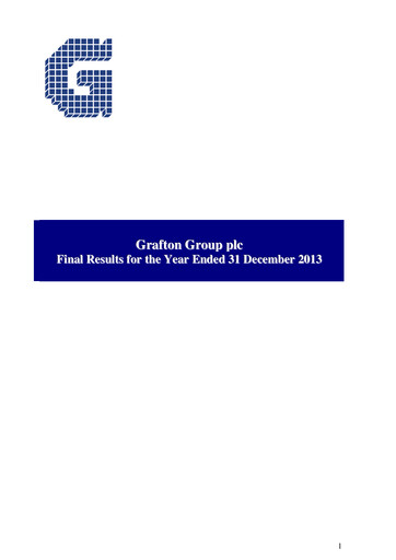 Thumbnail Grafton Group Financial Report 2013