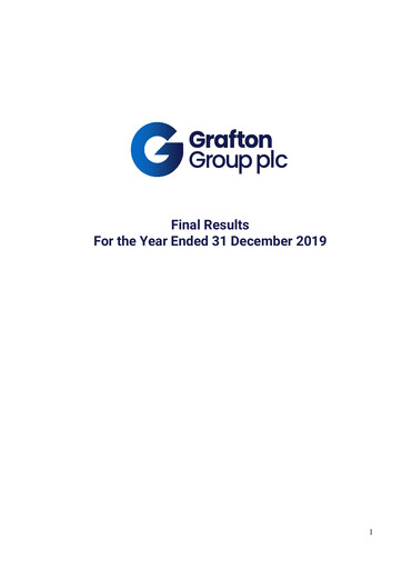 Thumbnail Grafton Group Financial Report 2019