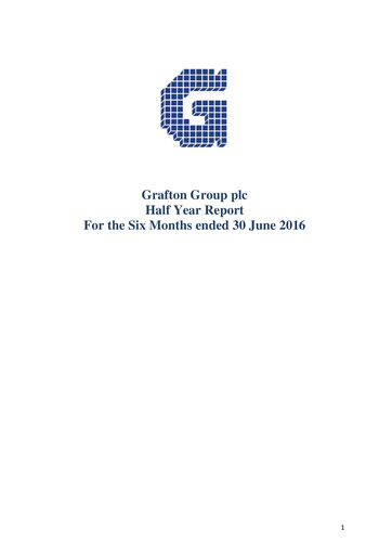 Thumbnail Grafton Group Half-year Report 2016-h1