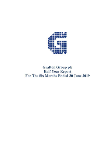 Thumbnail Grafton Group Half-year Report 2019-h1