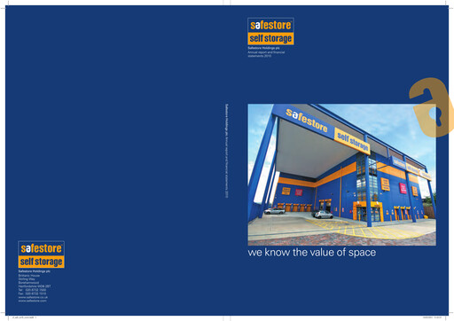 Thumbnail Safestore Annual Report 2010