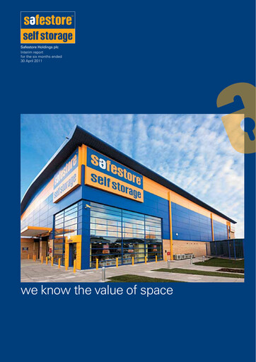 Vorschaubild Safestore Halbjahresbericht 2011-h1