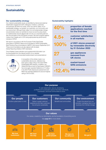 Vorschaubild Safestore Nachhaltigkeitsbericht 2022