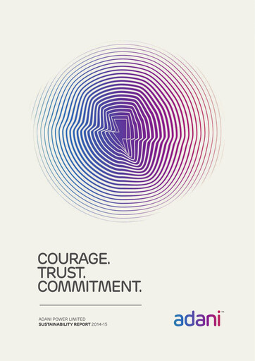 Thumbnail Adani Power Sustainability Report 2014-2015