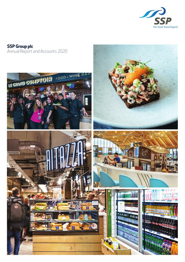 Thumbnail SSP Group Annual Report 2020