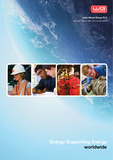 Thumbnail John Wood Group Annual Report 2010