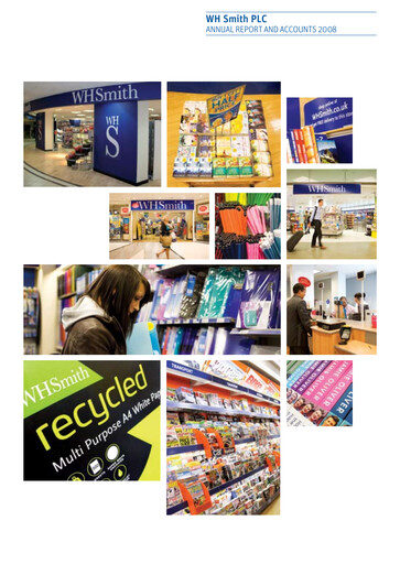Thumbnail WH Smith Annual Report 2008