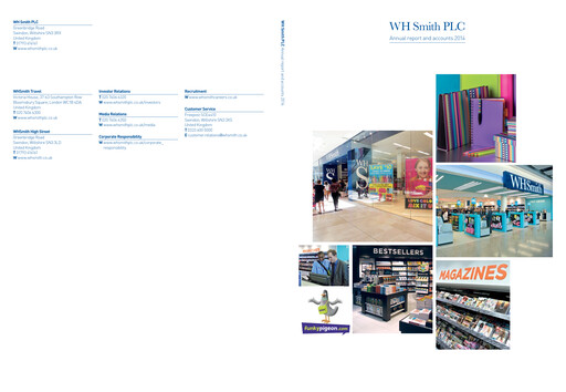 Thumbnail WH Smith Annual Report 2014
