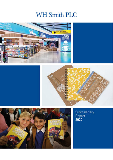 Thumbnail WH Smith Sustainability Report 2020