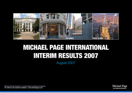 Thumbnail PageGroup Half-year Report 2007-h1