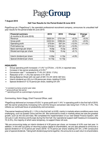 Thumbnail PageGroup Half-year Report 2019-h1