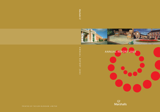 Thumbnail Marshalls plc Annual Report 2003