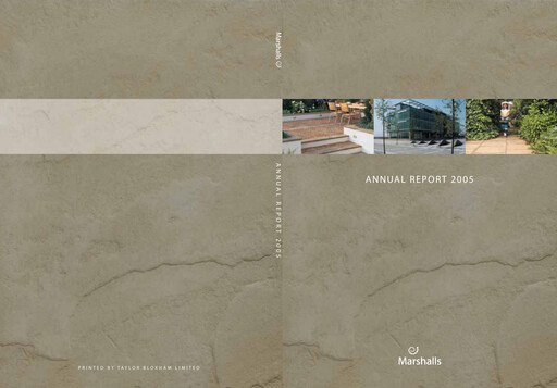 Thumbnail Marshalls plc Annual Report 2005