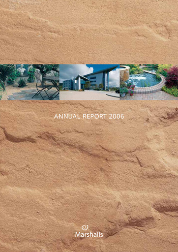 Thumbnail Marshalls plc Annual Report 2006