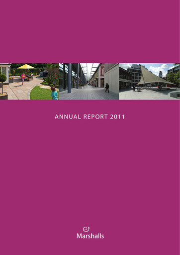 Thumbnail Marshalls plc Annual Report 2011