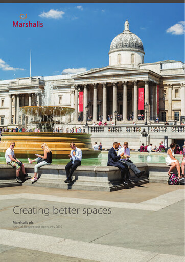 Thumbnail Marshalls plc Annual Report 2015