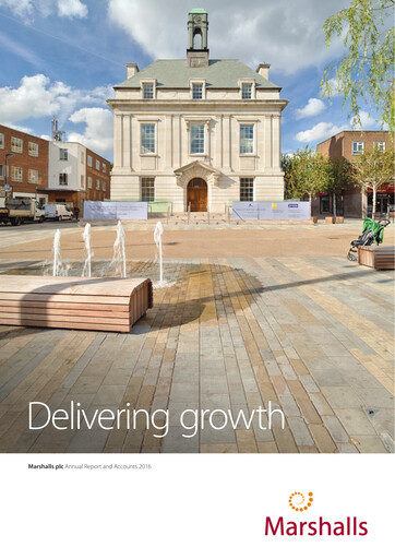 Thumbnail Marshalls plc Annual Report 2016