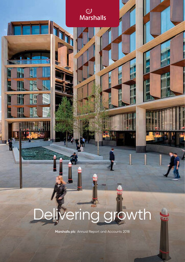 Thumbnail Marshalls plc Annual Report 2018