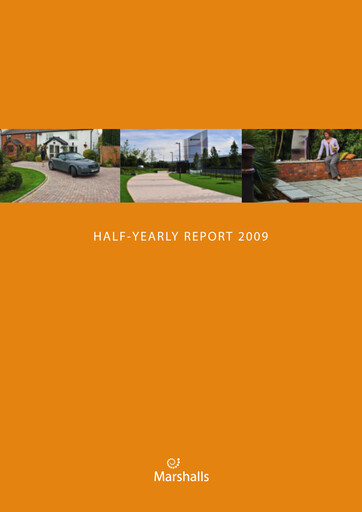 Thumbnail Marshalls plc Half-year Report 2009-h1