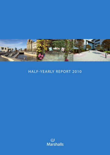 Thumbnail Marshalls plc Half-year Report 2010-h1