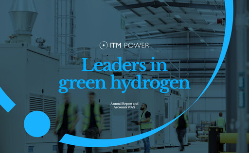 Miniature ITM Power Rapport annuel 2022