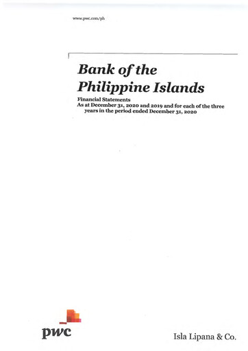 Thumbnail Bank of the Philippine Islands Financial Statement 2020