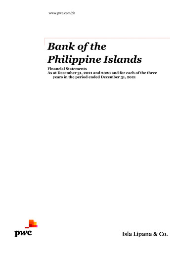 Thumbnail Bank of the Philippine Islands Financial Statement 2021