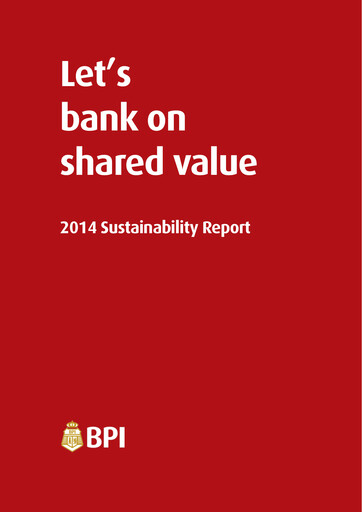 Thumbnail Bank of the Philippine Islands Sustainability Report 2014