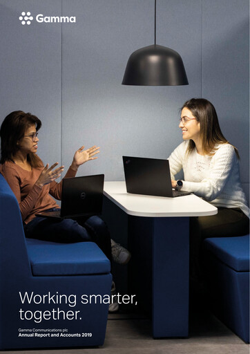 Thumbnail Gamma Communications Annual Report 2019