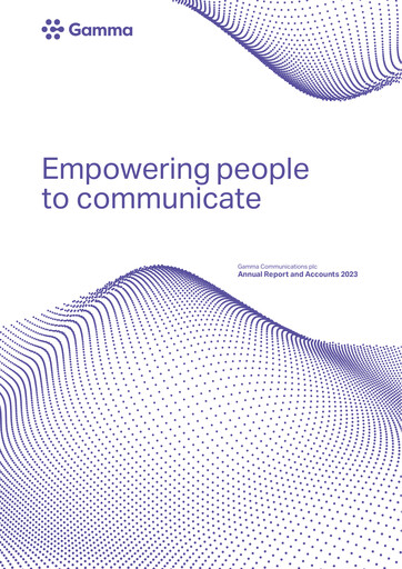 Thumbnail Gamma Communications Annual Report 2023