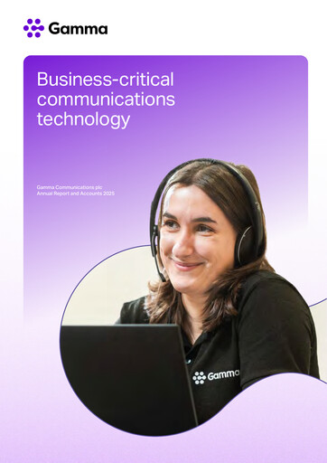 Thumbnail Gamma Communications Annual Report 2025