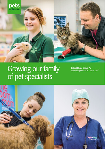 Thumbnail Pets at Home Annual Report 2017