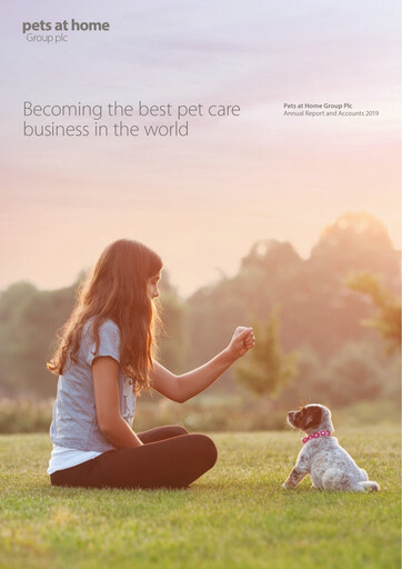 Thumbnail Pets at Home Annual Report 2019