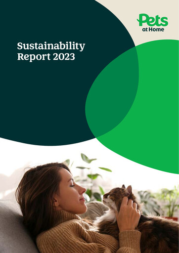 Thumbnail Pets at Home Sustainability Report 2023