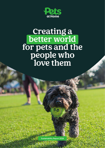 Thumbnail Pets at Home Sustainability Report 2024