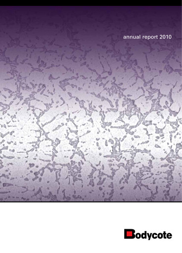 Thumbnail Bodycote Annual Report 2010