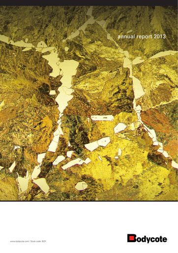 Thumbnail Bodycote Annual Report 2013