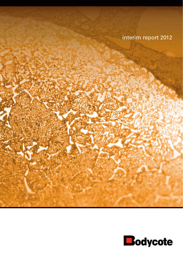 Thumbnail Bodycote Half-year Report 2012-h1