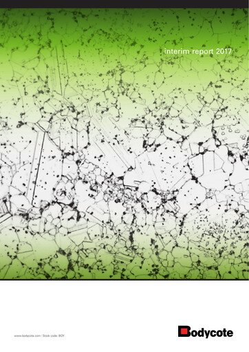 Thumbnail Bodycote Half-year Report 2017-h1