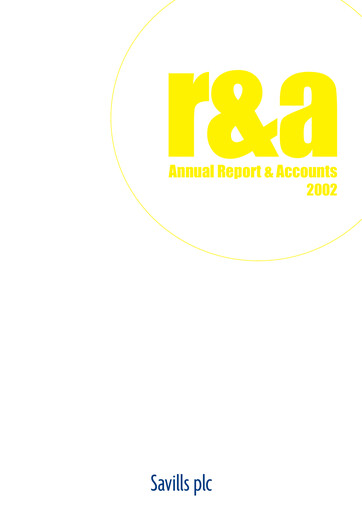 Thumbnail Savills Annual Report 2002