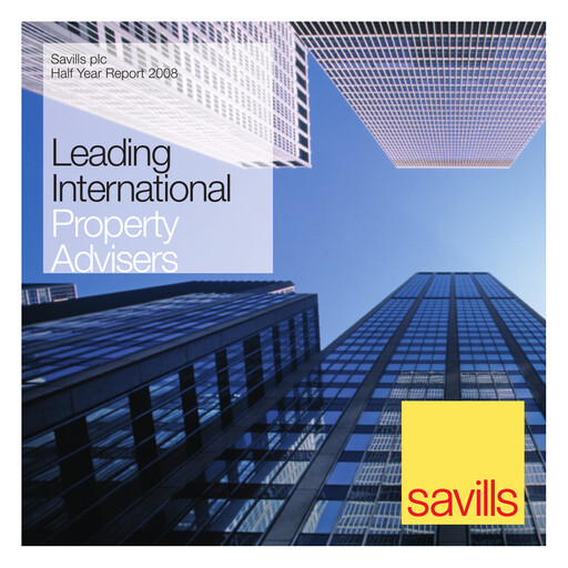 Thumbnail Savills Half-year Report 2008-h1