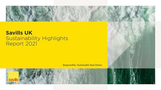 Thumbnail Savills Sustainability Report 2021